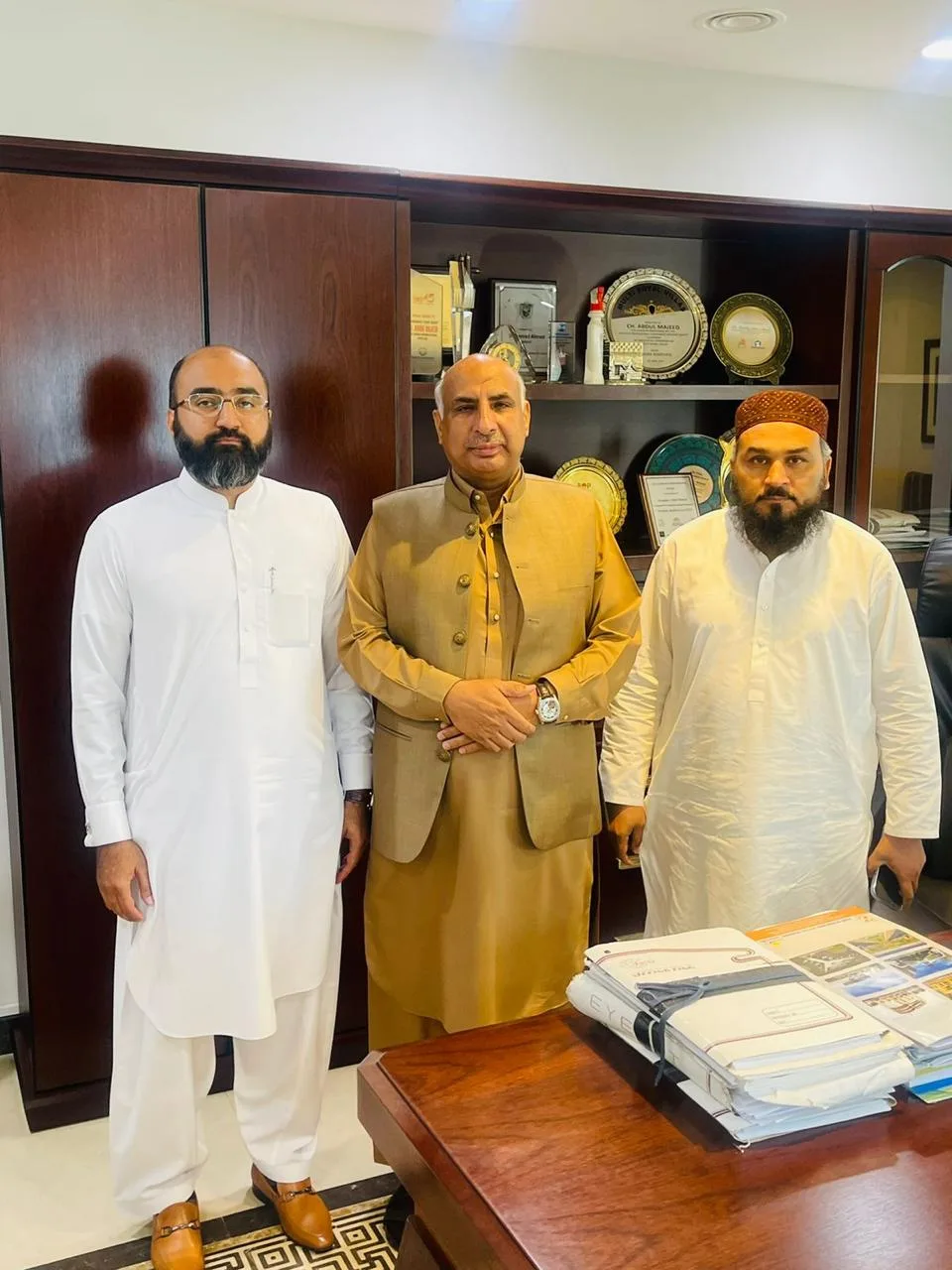 Meeting with the construction group